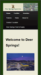 Mobile Screenshot of deerspringsequestrian.com